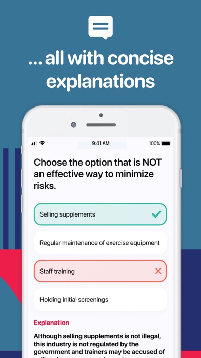 NSCA CPT Fitness Prep Screenshot