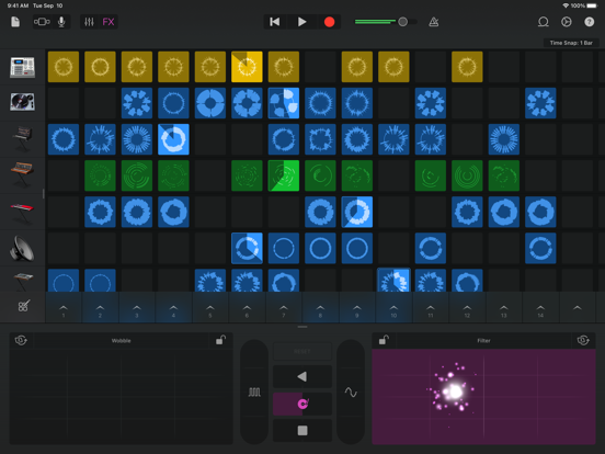 GarageBand iPad app afbeelding 4