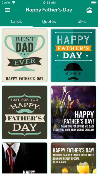 Father's Day Wishes & Cards Screenshot 1 - AppWisp.com Father's Day Wishes & Cards Screenshot 1 - AppWisp.com