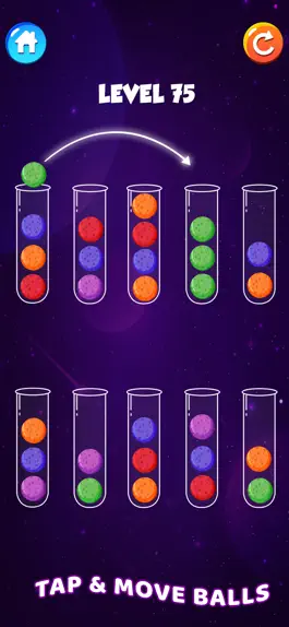 Game screenshot Galaxy Color Ball Sort Games mod apk