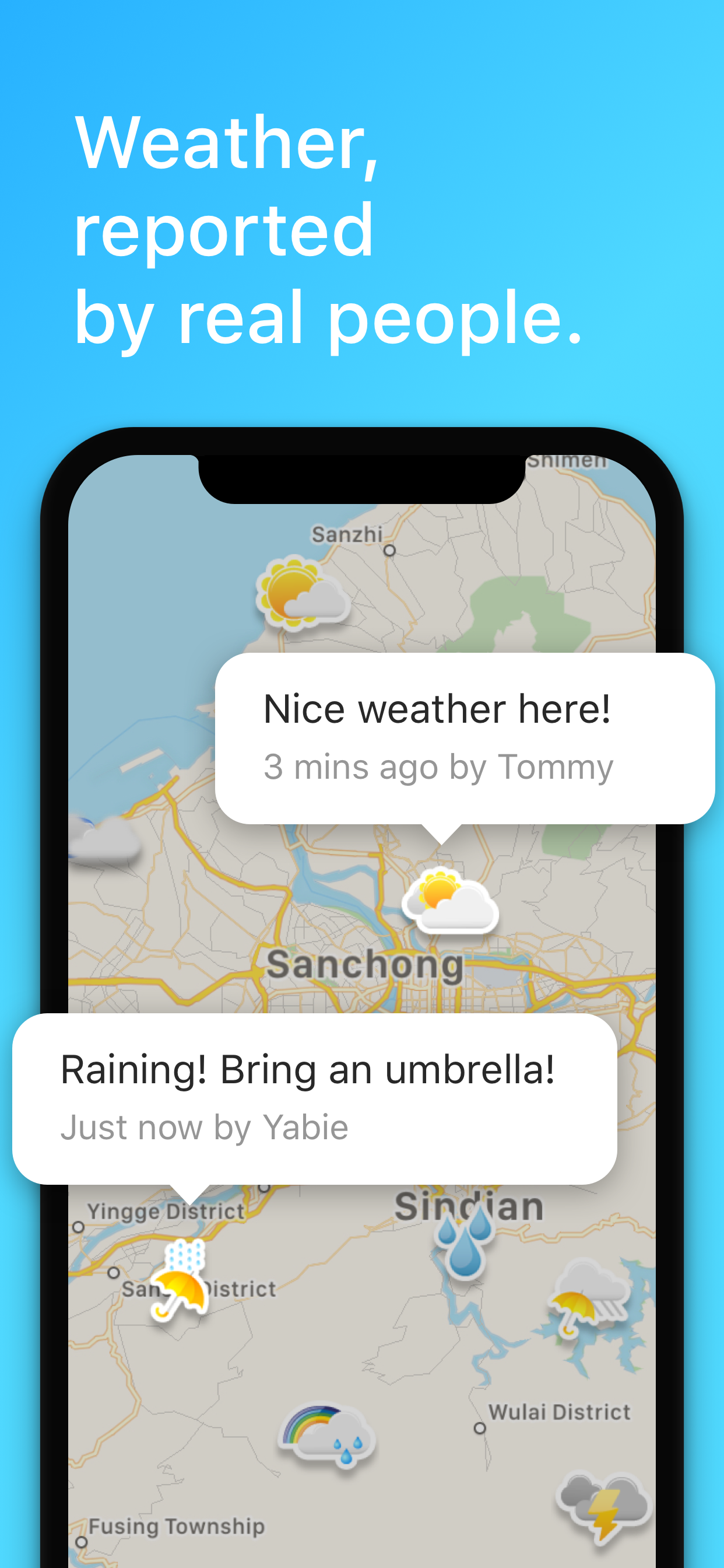 Poweather: weather by locals