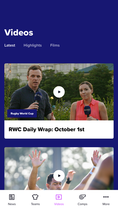 Rugby Xplorer Screenshot