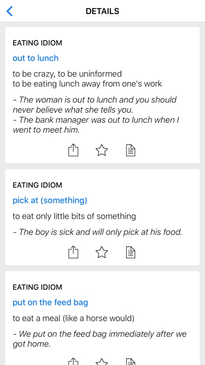 Number & Food idioms