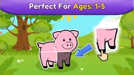 Game screenshot Kids Puzzles:  2,3,4 year olds hack