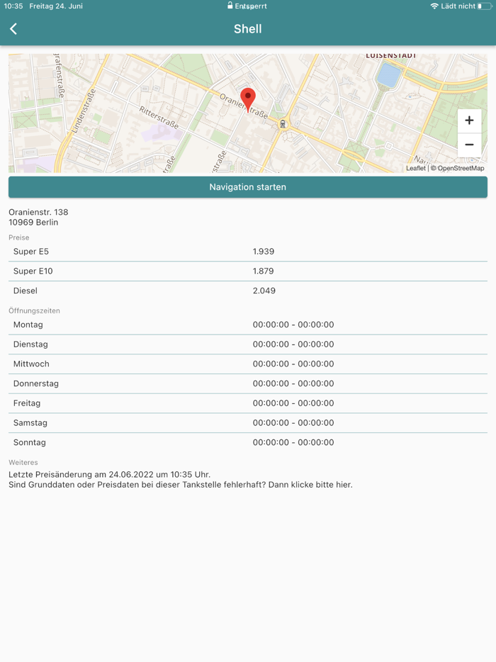 einfach-tanken spritpreis app