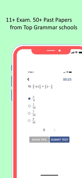 Game screenshot 11+ Maths Practice Papers GCSE hack