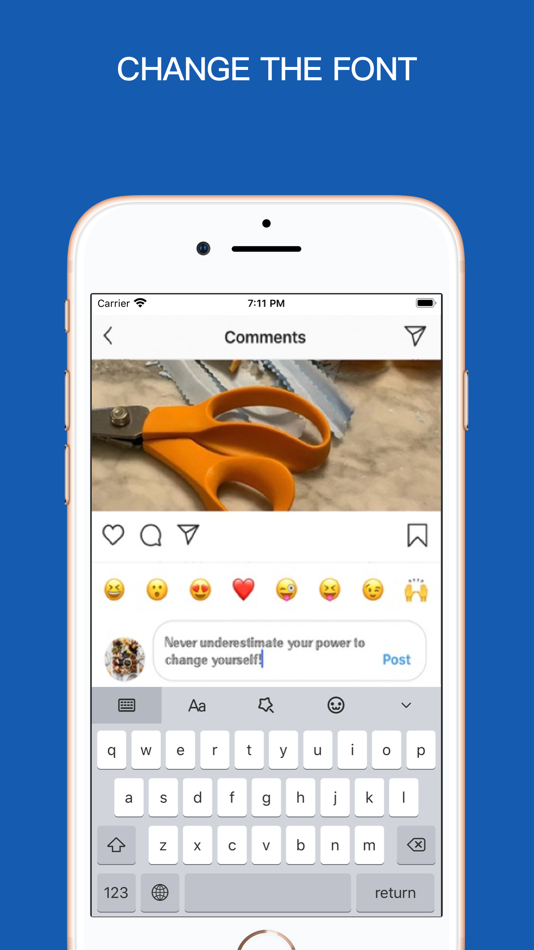 #3. Fonts Changer Custom Keyboard (iOS) 由: 秀媚 严