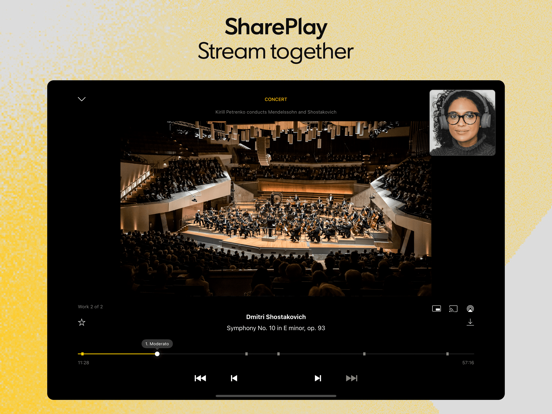 Berliner Philharmoniker iPad app afbeelding 8