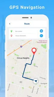 gps maps location & navigation iphone screenshot 2