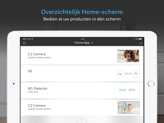 Resideo - Smart Home iPad app afbeelding 1