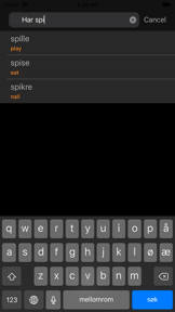 Norwegian Verb screenshot