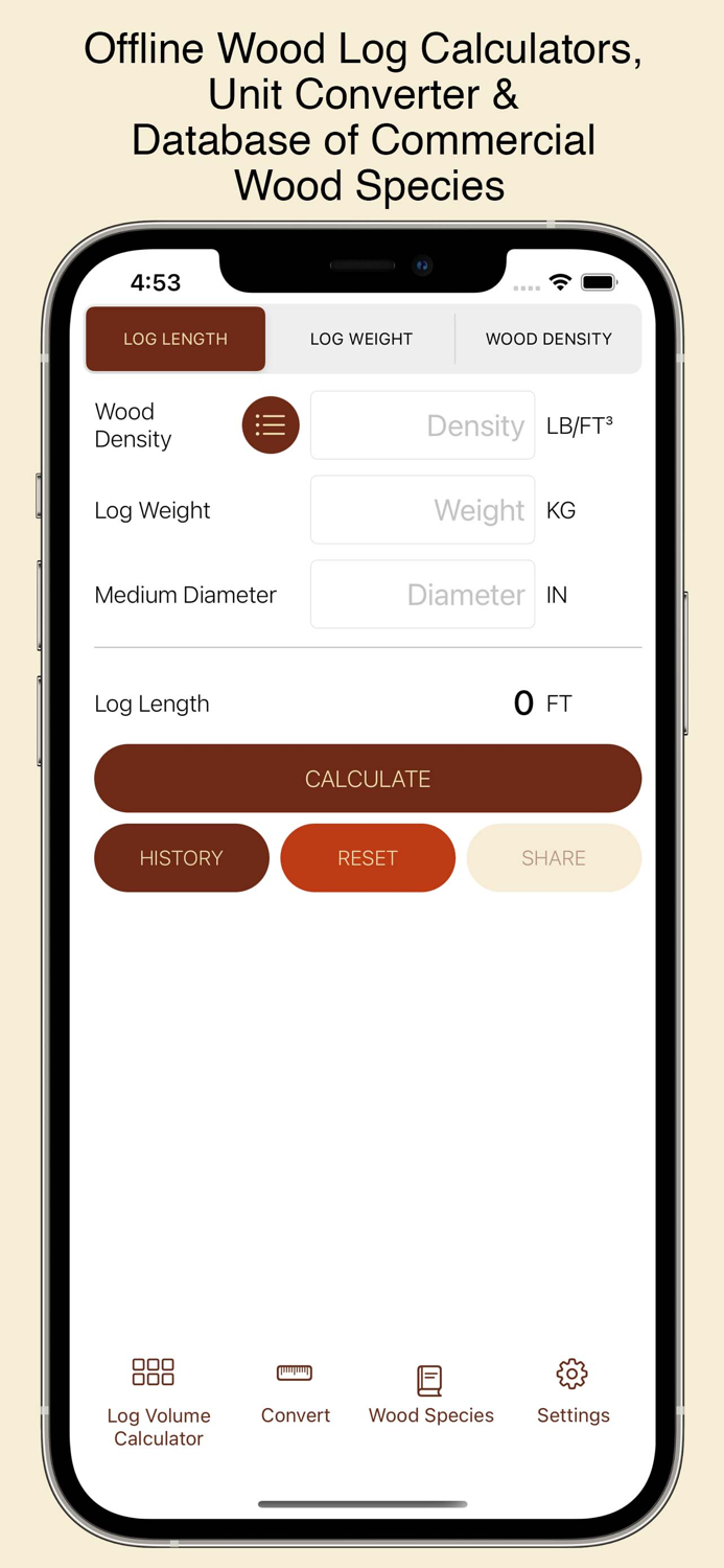 LogClimber - Wood Log Calc