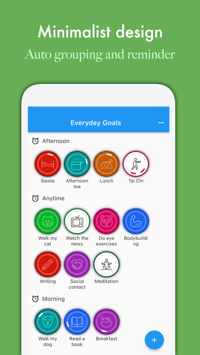 Everyday goals Screenshot