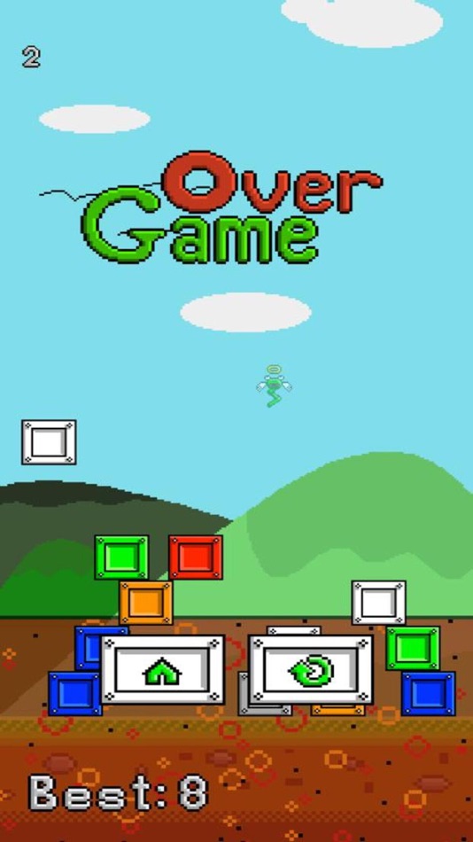 #2. Jumpy Frog 8 bit (iOS) By: Albert Borras Pons