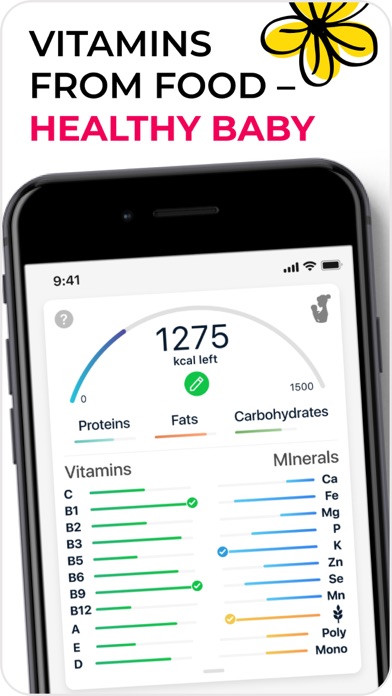 VITA: Pregnancy diet plan Screenshot