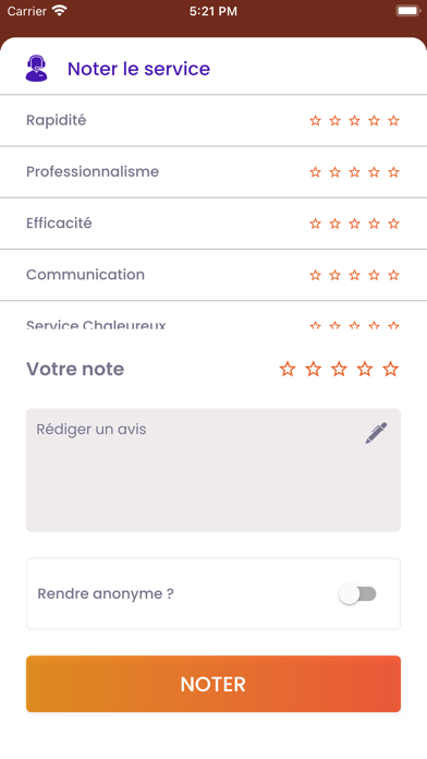 iTeliya Fournisseur Screenshot