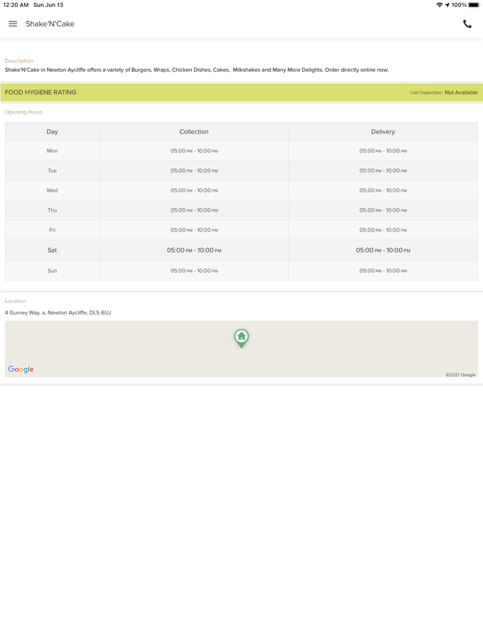 ShakeNCake Newton Aycliffe