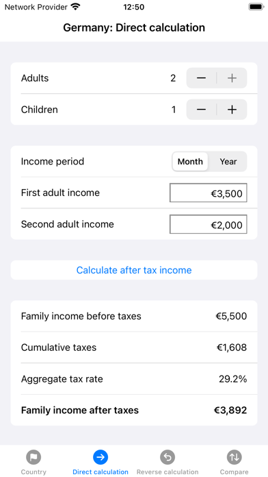Salary Abroad Screenshot