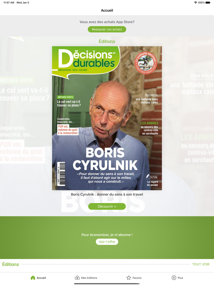 Décisions durables le magazine