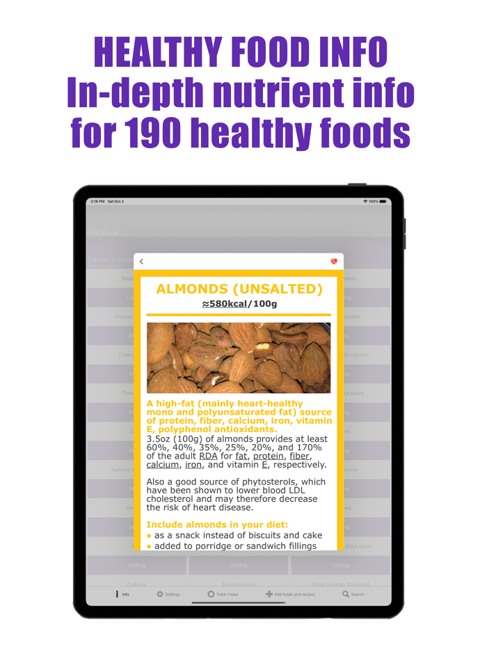 Calcium Counter and Tracker