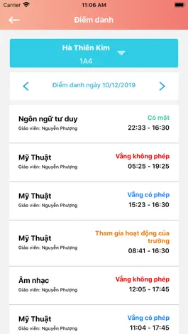 Game screenshot YSchool Phụ Huynh apk