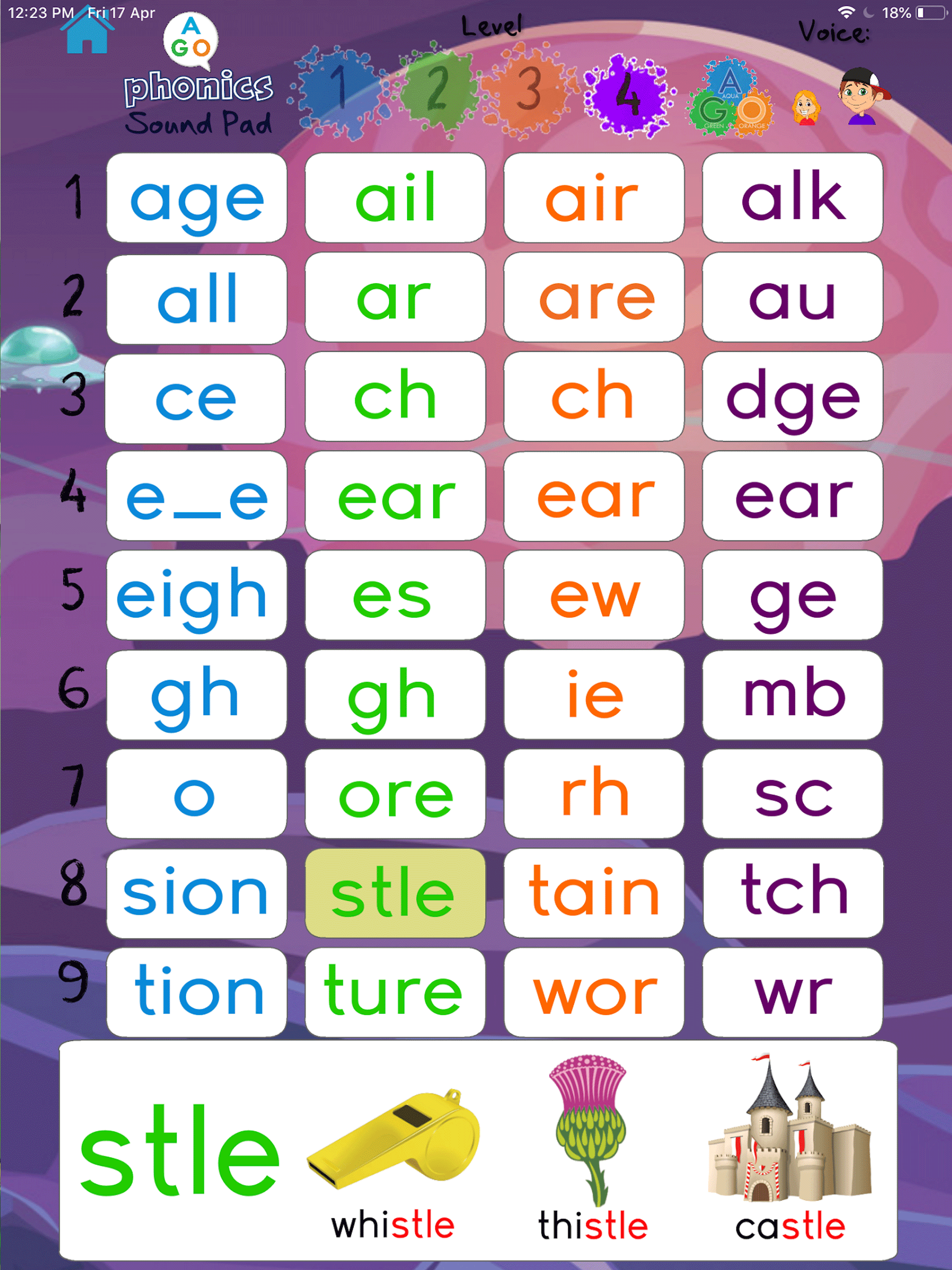 AGO Phonics Sound Pad