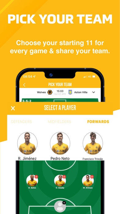 WeAreWolves - Live Scores Screenshot