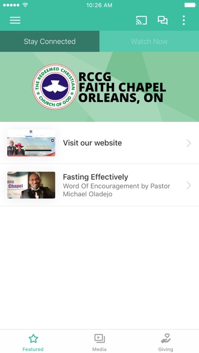 RCCG Faith Chapel Orleans, ON Screenshot