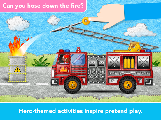 Kids Vehicles Fire Truck games iPad app afbeelding 6