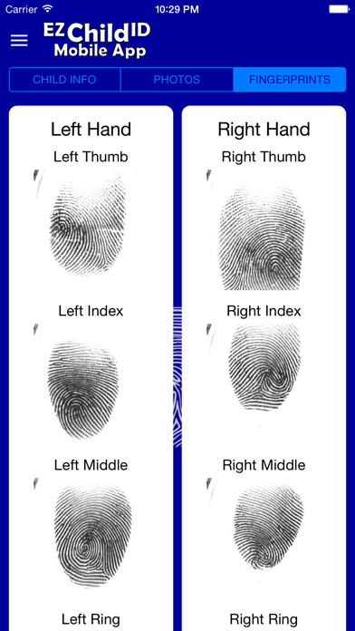 EZ Child ID iPhone screenshot 4 - Utilities app