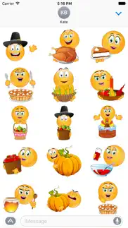 thanksgiving emojis iphone screenshot 4