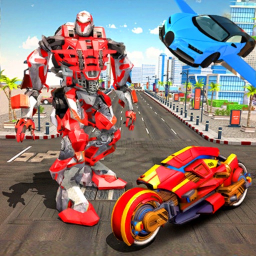 Superhero Robot Action Game iOS App