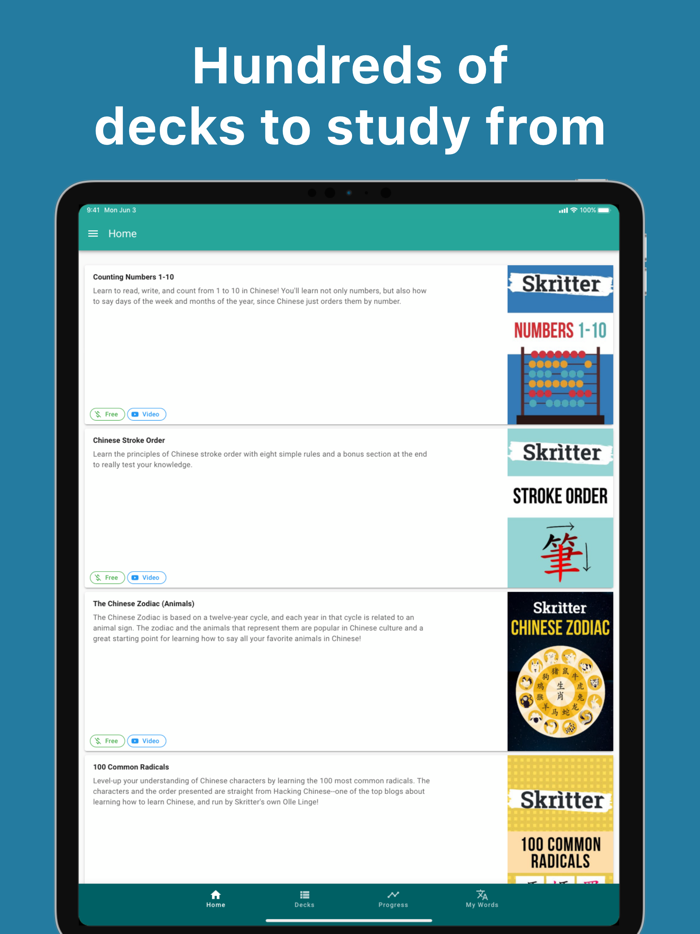 Skritter Write Chinese