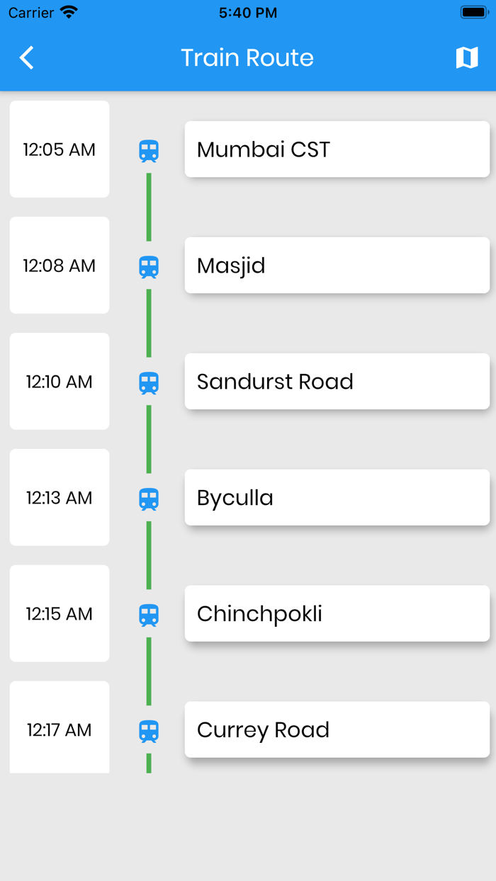 Mumbai Local Train and Bus Route