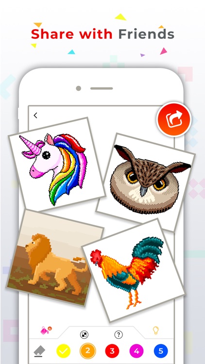 Pixel Art : Number Color Game screenshot-3