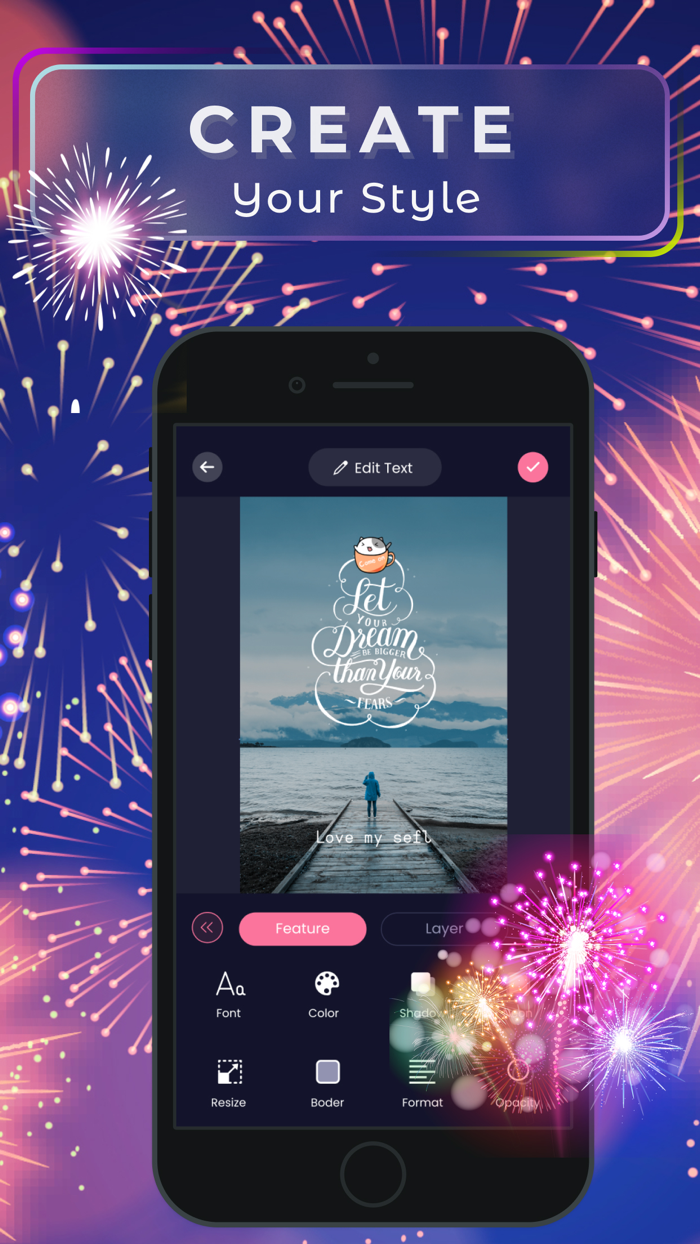 Quote Art - add text to photos