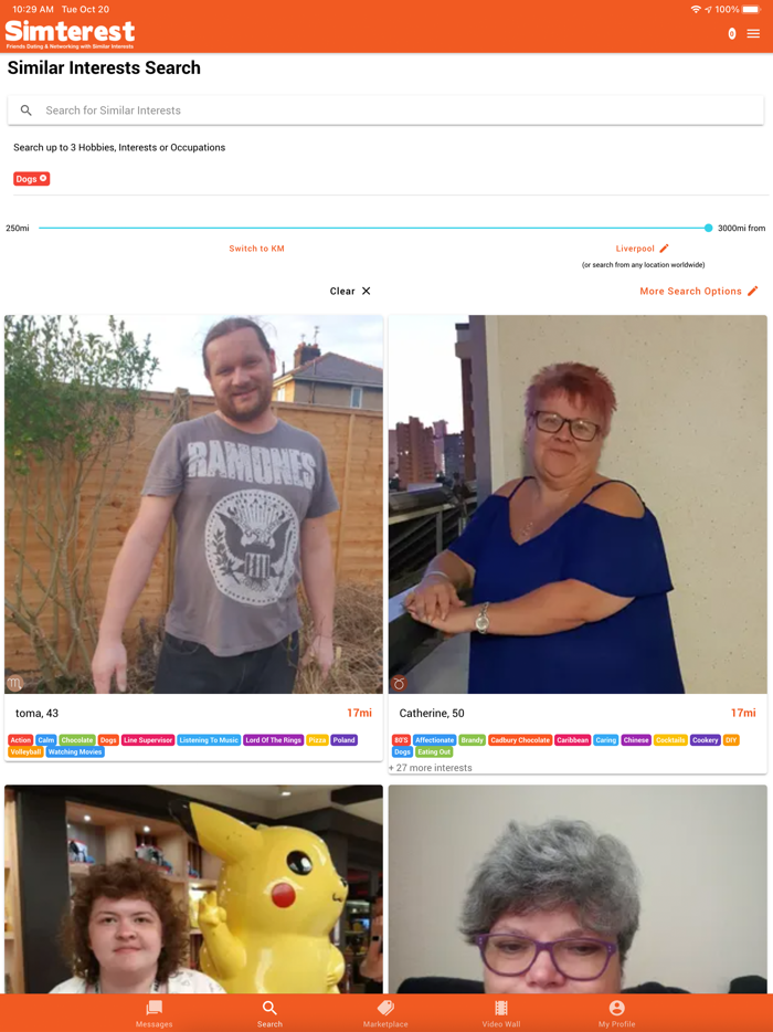 Simterest - Similar Interests