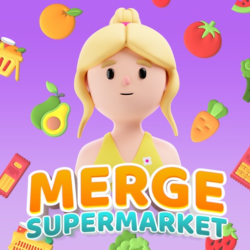 Merge Supermarket! Match Game Icon