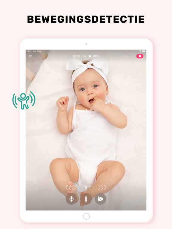 Bibino: Babyfoon Nanny Cam iPad app afbeelding 4