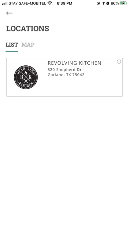 Revolving Kitchen