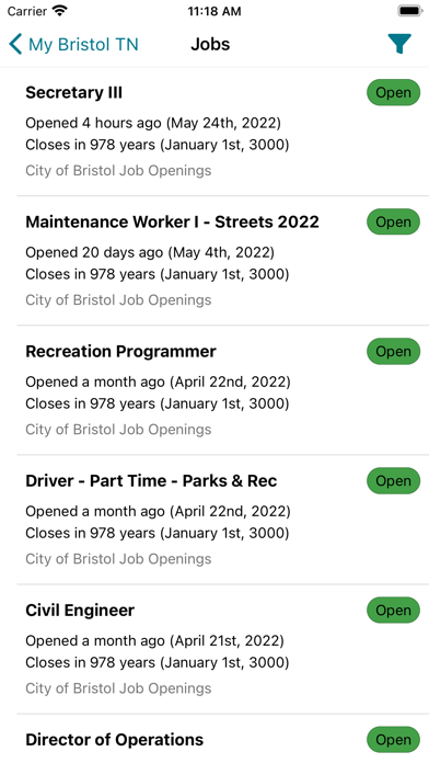 My Bristol TN Screenshot