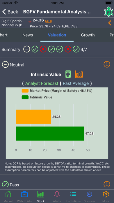 FinTurtle: Stock Research Tool Screenshot