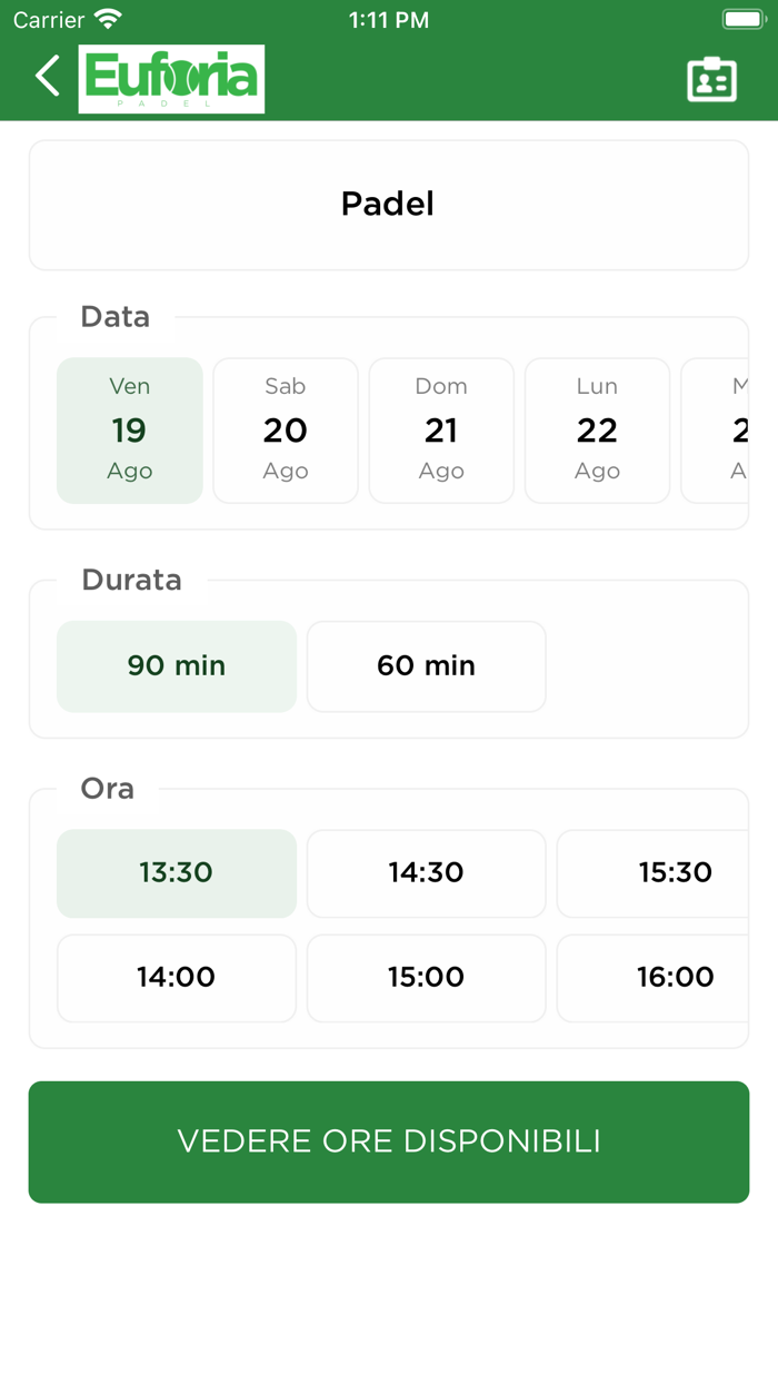Euforia Padel Aprilia