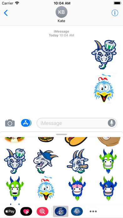 Hartford Yard Goats Emoji Screenshot 2 - AppWisp.com Hartford Yard Goats Emoji Screenshot 2 - AppWisp.com