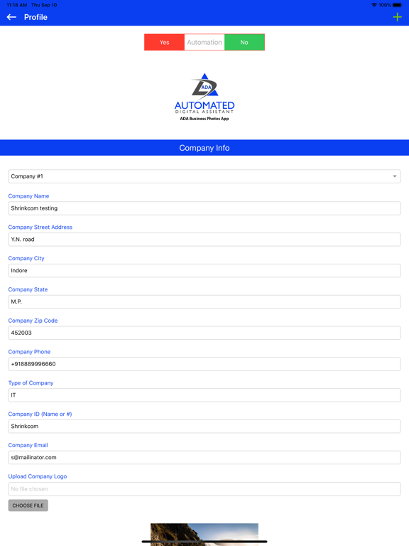 ADA Business Photos iPad screenshot 3 - Business app