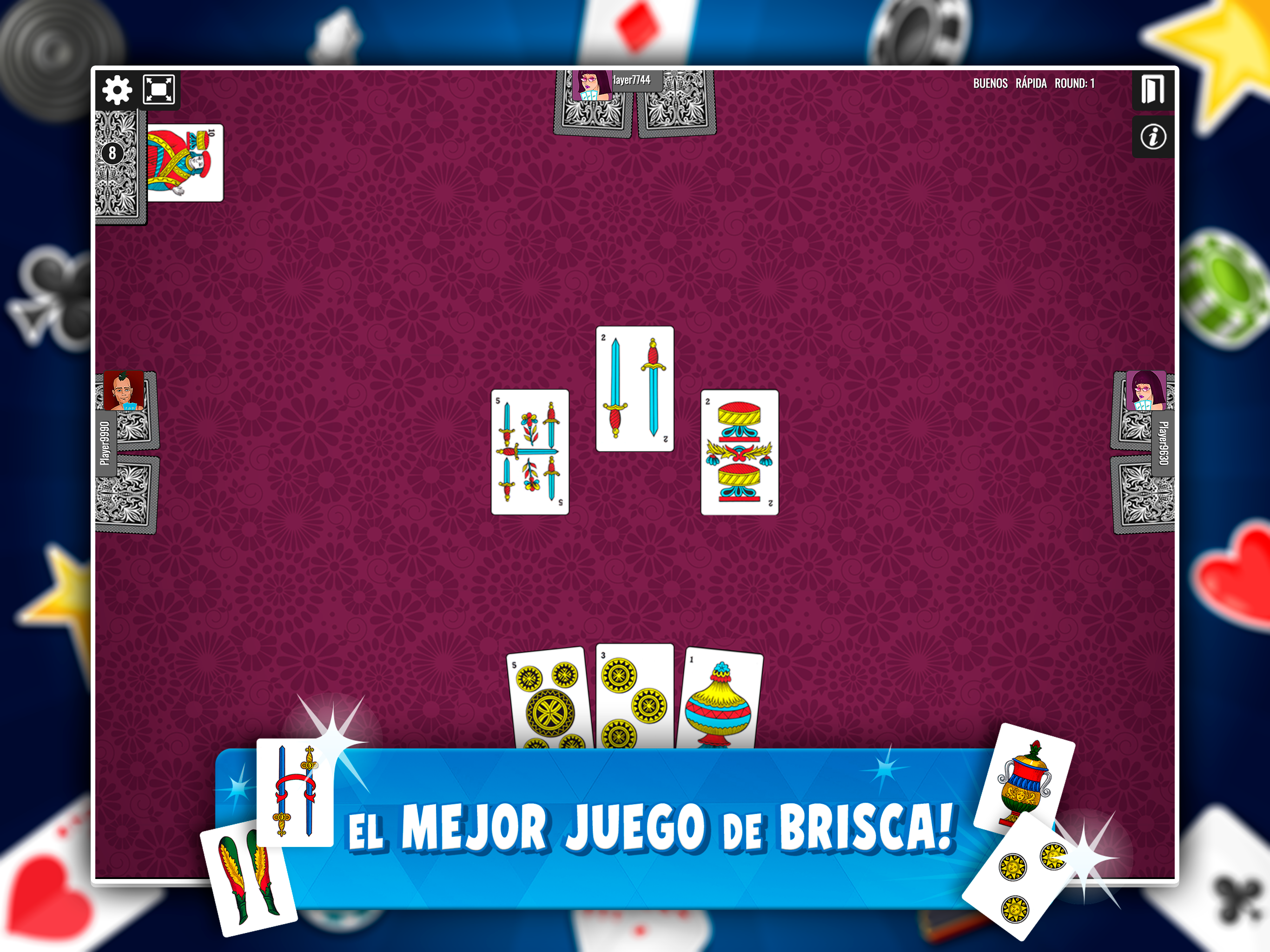 Brisca Más - Juegos de Cartas