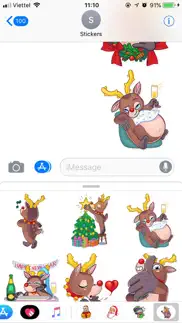 christmas mr deer sticker 2019 iphone screenshot 2