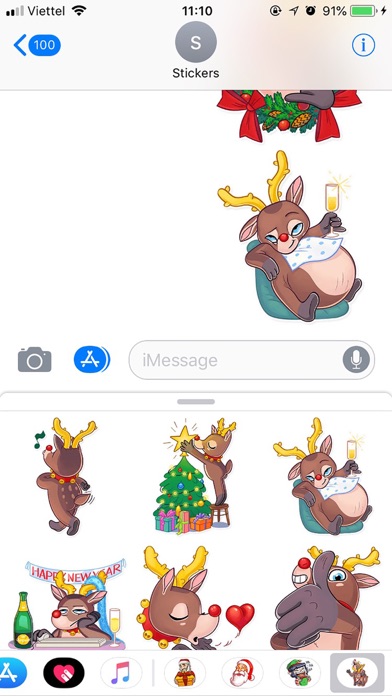 Christmas Mr Deer Sticker 2019のおすすめ画像2