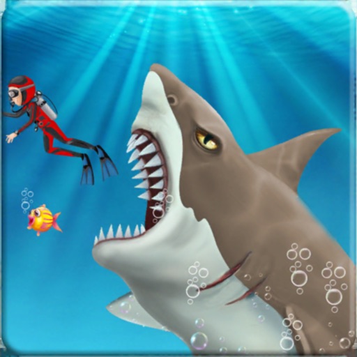 Angry Shark Simulator Games 3d Icon