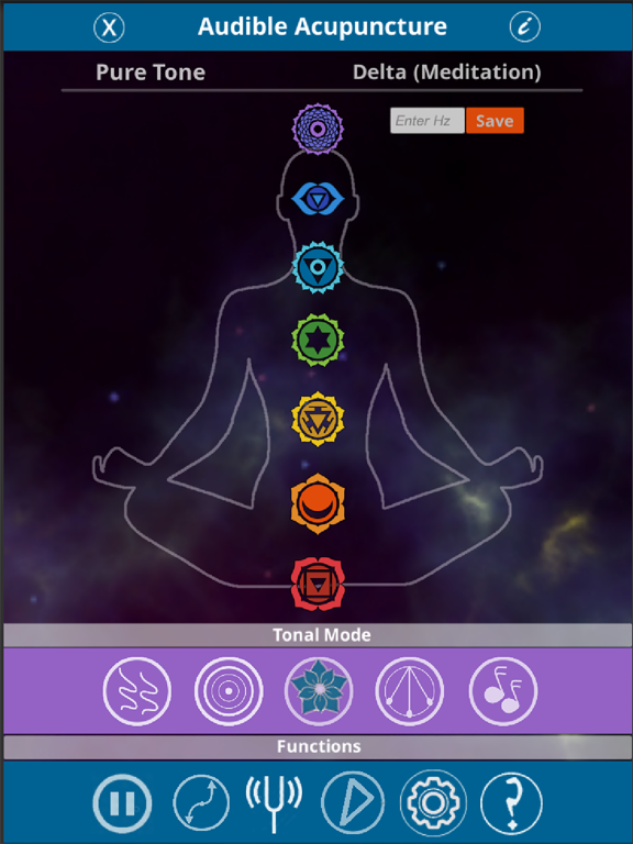 Audible Acupuncture iPad screenshot 1 - Health & Fitness app